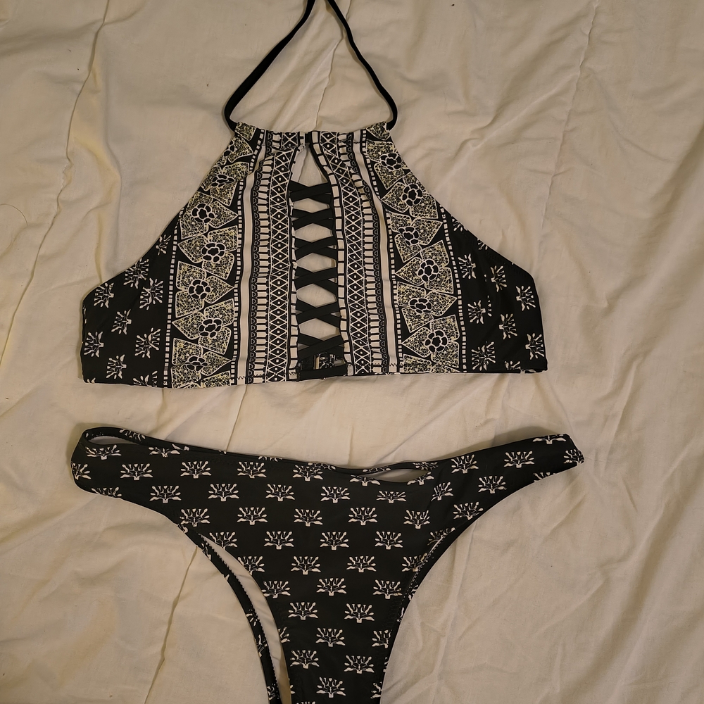 Victoria's Secret Black and White Bikini